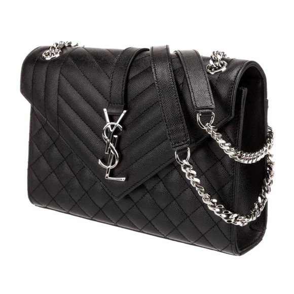 Yves Saint Laurent Handbags - Yves Saint Laurent Black Quilted Shoulder Bag